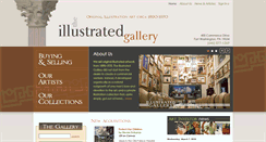 Desktop Screenshot of illustratedgallery.com